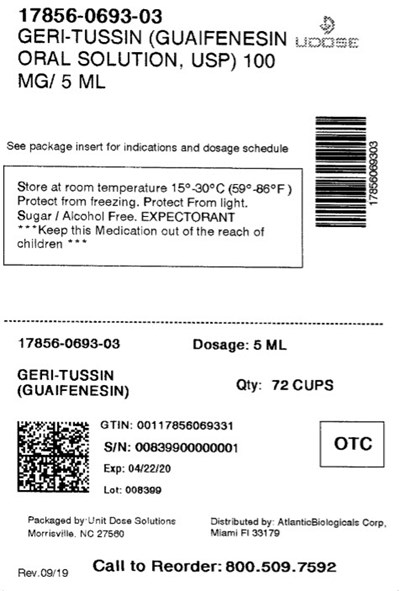 17856 0693 03 (label)